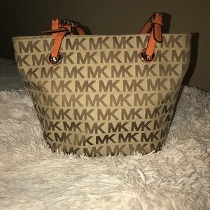 Michael Kors Tan Monogram Bag